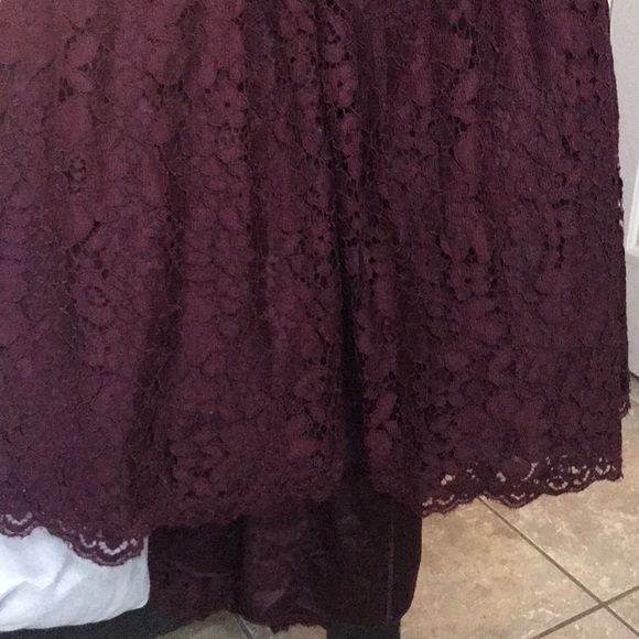 Vera wang strapless dress high and low gown - Picture 2 of 7